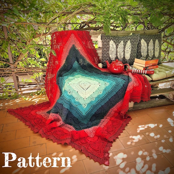 Moroccanminttea Blanket Crochet Pattern - Etsy