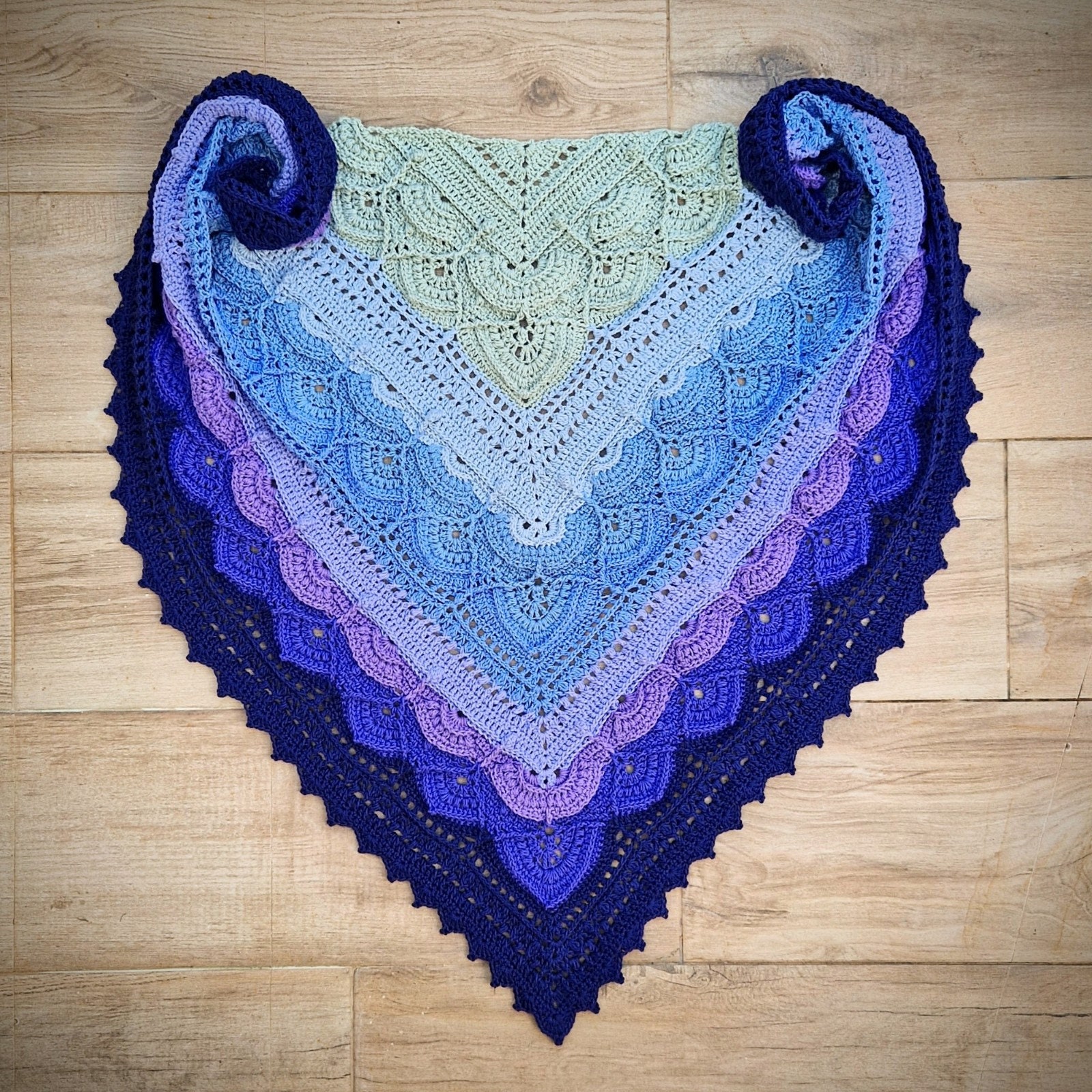 Moroccanminttea Shawl Crochet Pattern - Etsy