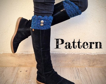 SenchaTea Boot Cuffs crochet pattern