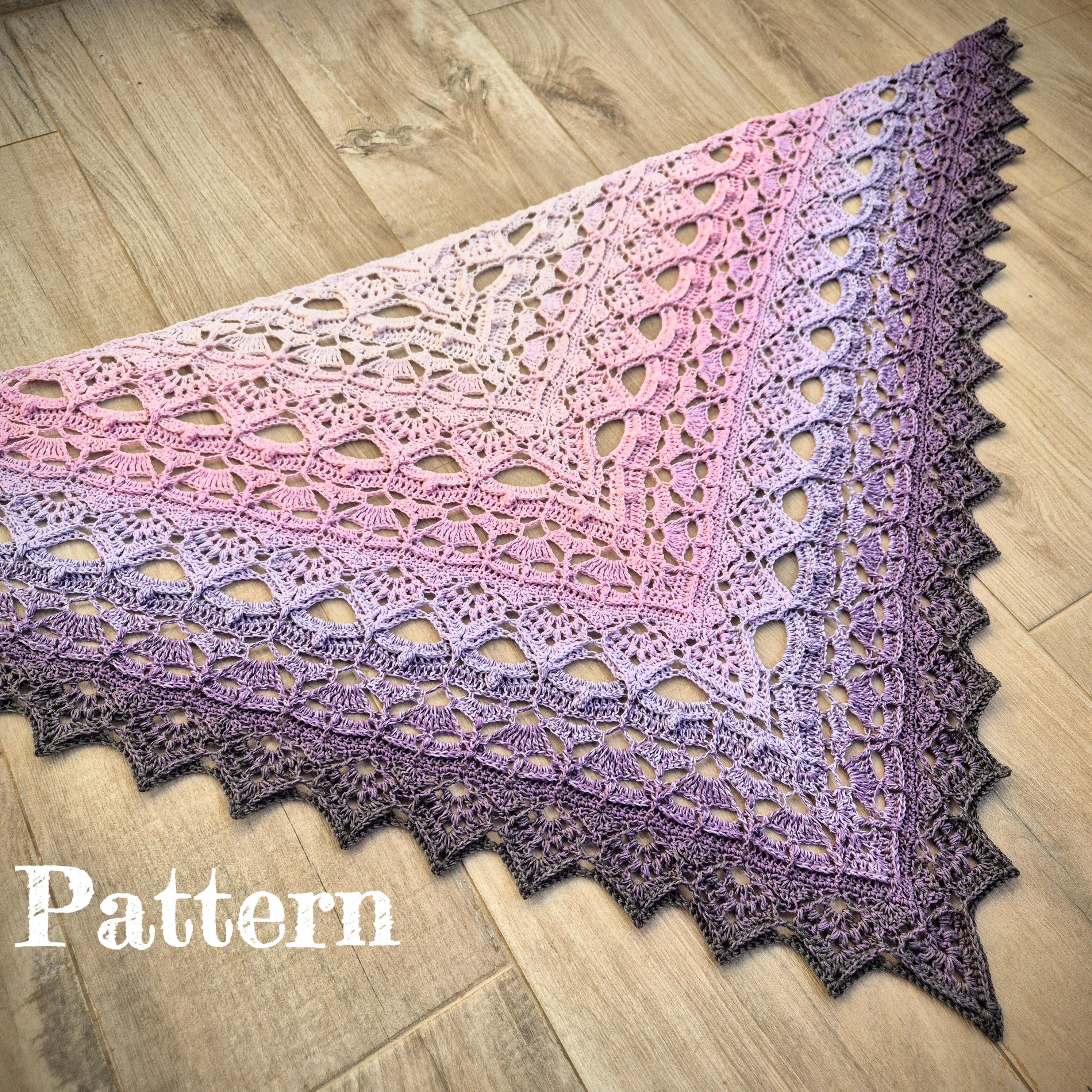 Silverneedletea Shawl Crochet Pattern - Etsy