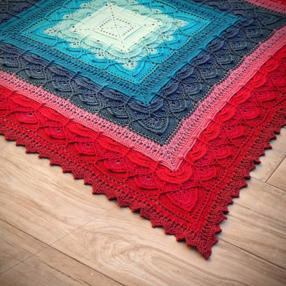 Moroccanminttea Blanket Crochet Pattern - Etsy