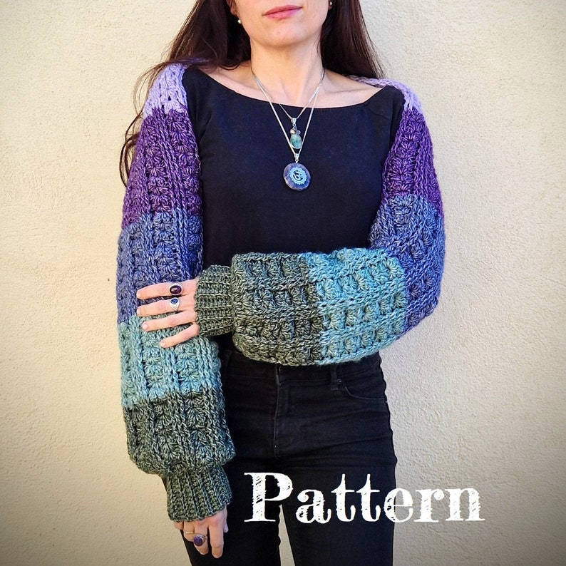 MatchaTea Shrug pattern image 1