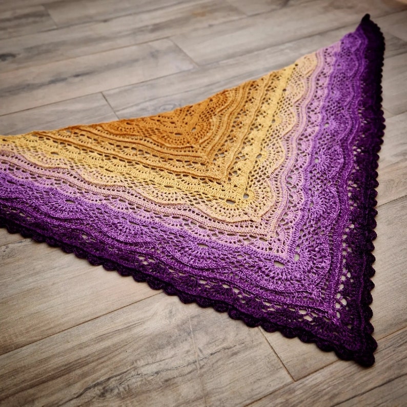 DarjeelingTea Shawl Pattern image 9