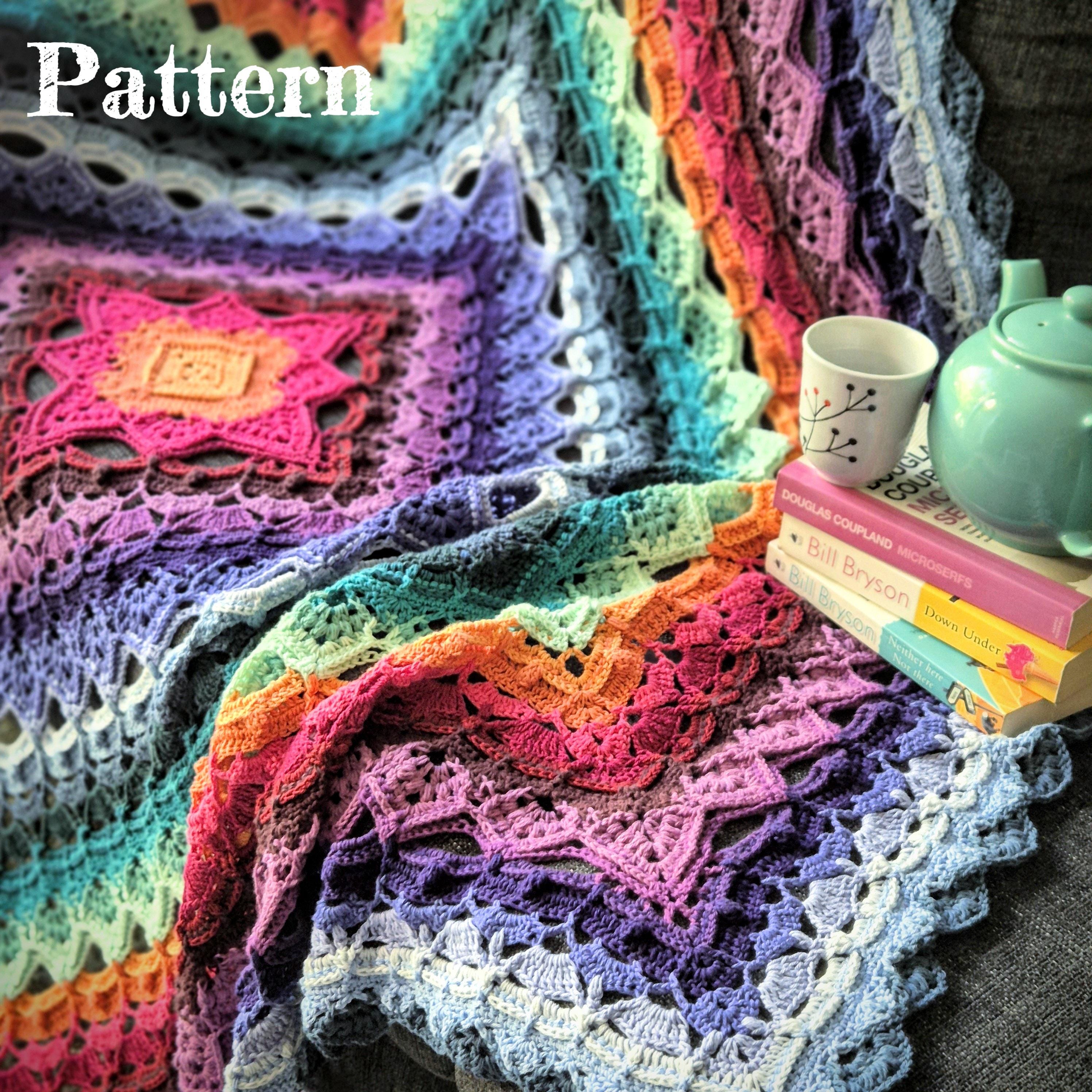 Silverneedletea Blanket Crochet Pattern - Etsy