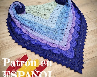 Chal MarruecosMintTea - Patrón de crochet en ESPAÑOL