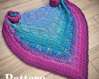 LapsangTea Shawl crochet pattern