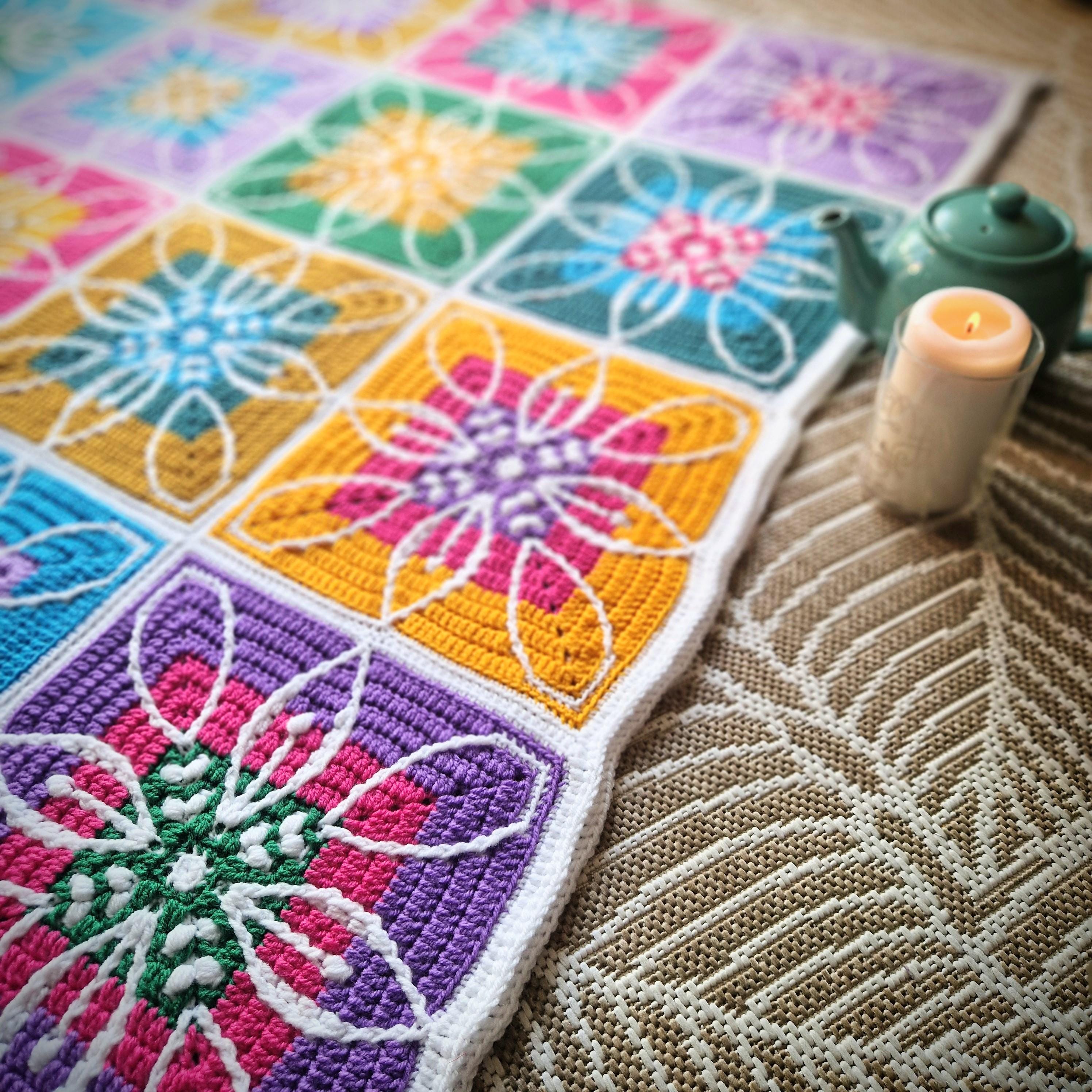 Floralwhitetea Blanket Crochet Pattern - Etsy