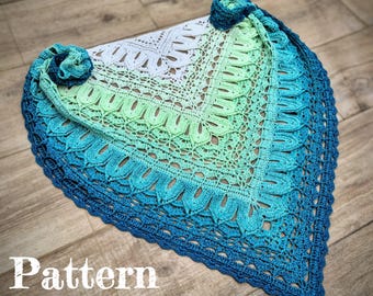 LongJingTea Shawl crochet pattern