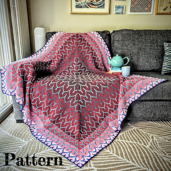 Haakpatroon ChaiLatteTea-deken