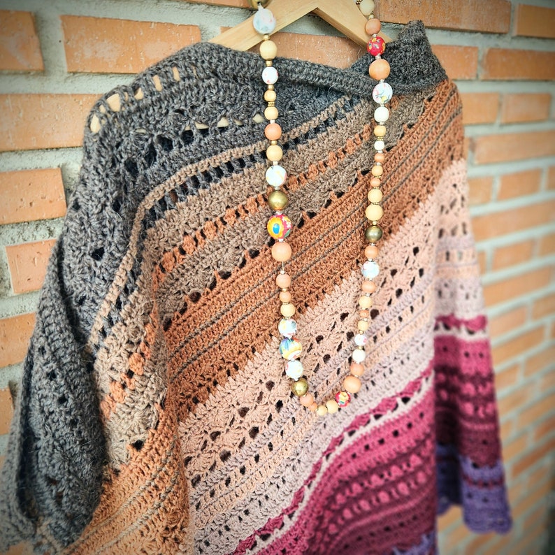 YakButterTea Poncho pattern zdjęcie 3