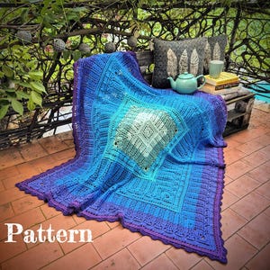 BubbleTea Blanket crochet pattern