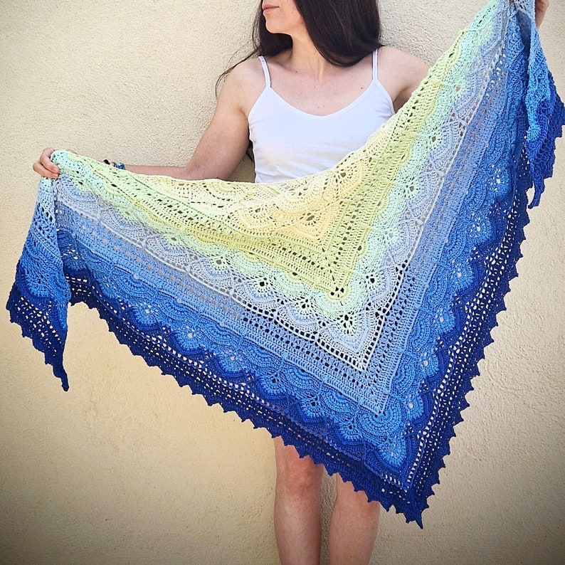 MoroccanMintTea Shawl pattern image 8