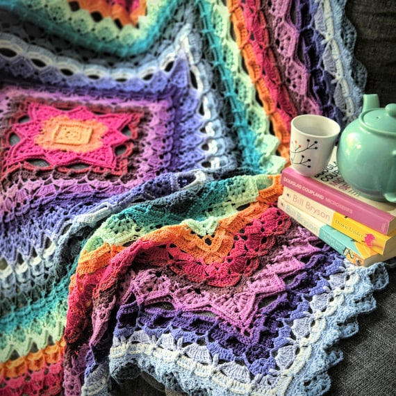 Silverneedletea Blanket Crochet Pattern - Etsy