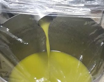 Aceite de oliva virgen extra puro Thassos griego de 5 litros, alto en fenoles, prensado en frío.