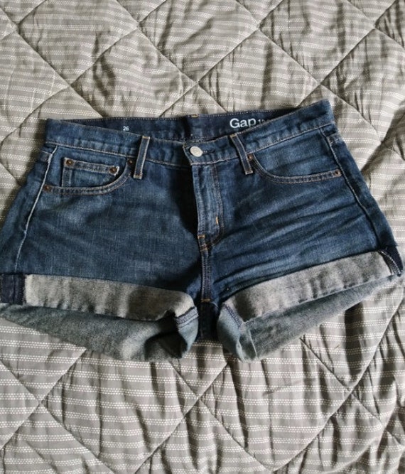 Gap Mini Denim Shorts Size 26 Fits S 