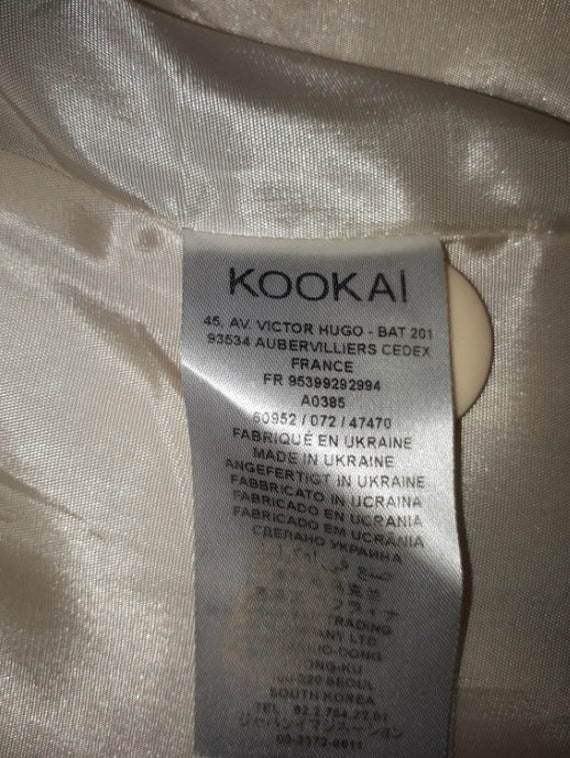Vintage White Cream KOOKAI Coat / Cream 