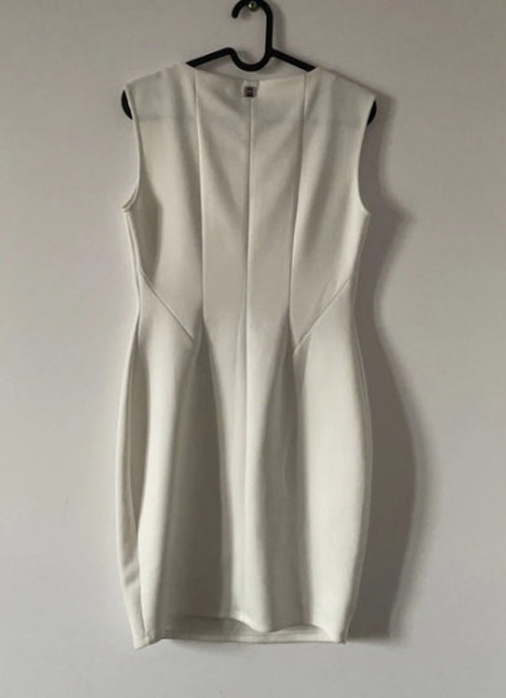 White pencil dress Italian designer Byblos / size… - image 2