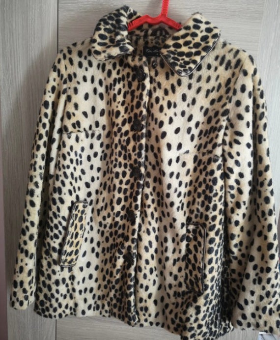 miss selfridge leopard coat