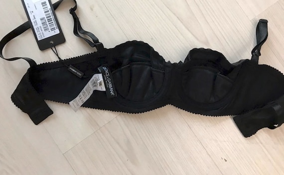 Dolce Gabbana silk bra bustier top D and G satin c