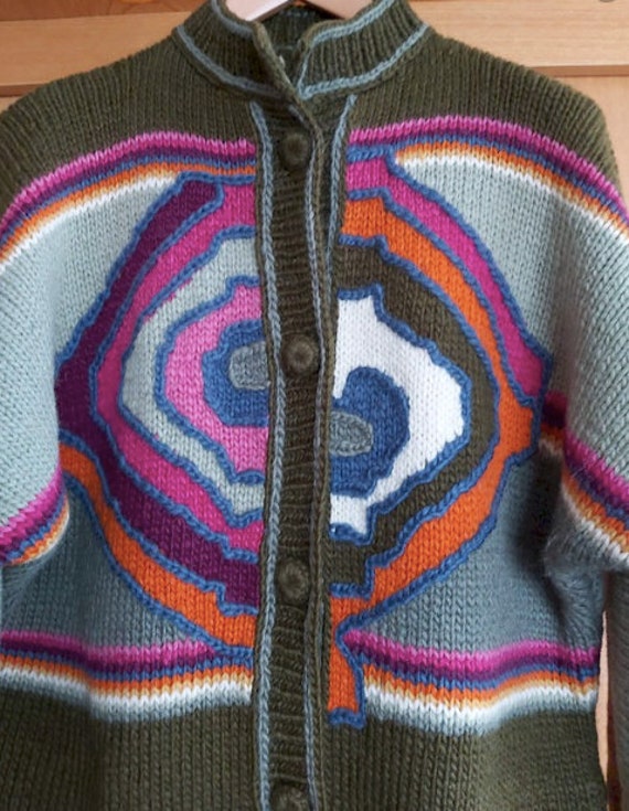 VIntage chunky sweater / vintage Austrian style ca