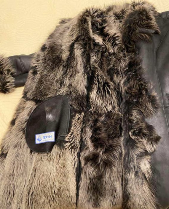 Vintage shearling coat / Lama fur coat / sheepski… - image 1