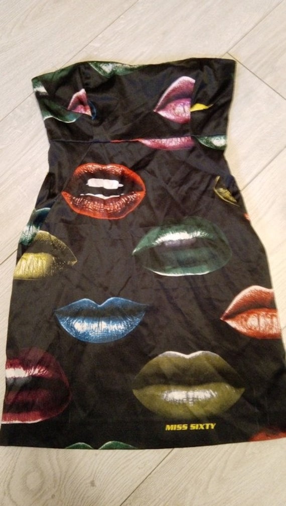 00s Y2K archive miss sixty フレアデニム 平成ギャル Miss Y2K Sixty Handbag logo (M)