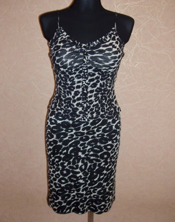 kookai leopard print dress