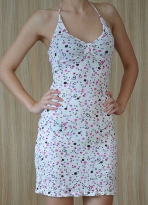 Buy Y2L 90s Vintage Short Mini Dress / Pimkie Halter Neck Mini Online in  India - Etsy