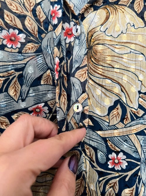 William Morris for H M Maxi Dress Floral Leaf Flower Print Romantic Retro Boho Hippie Etno Art Nouveau Long Sleeve Dress Size 34 XS S Etsy Canada