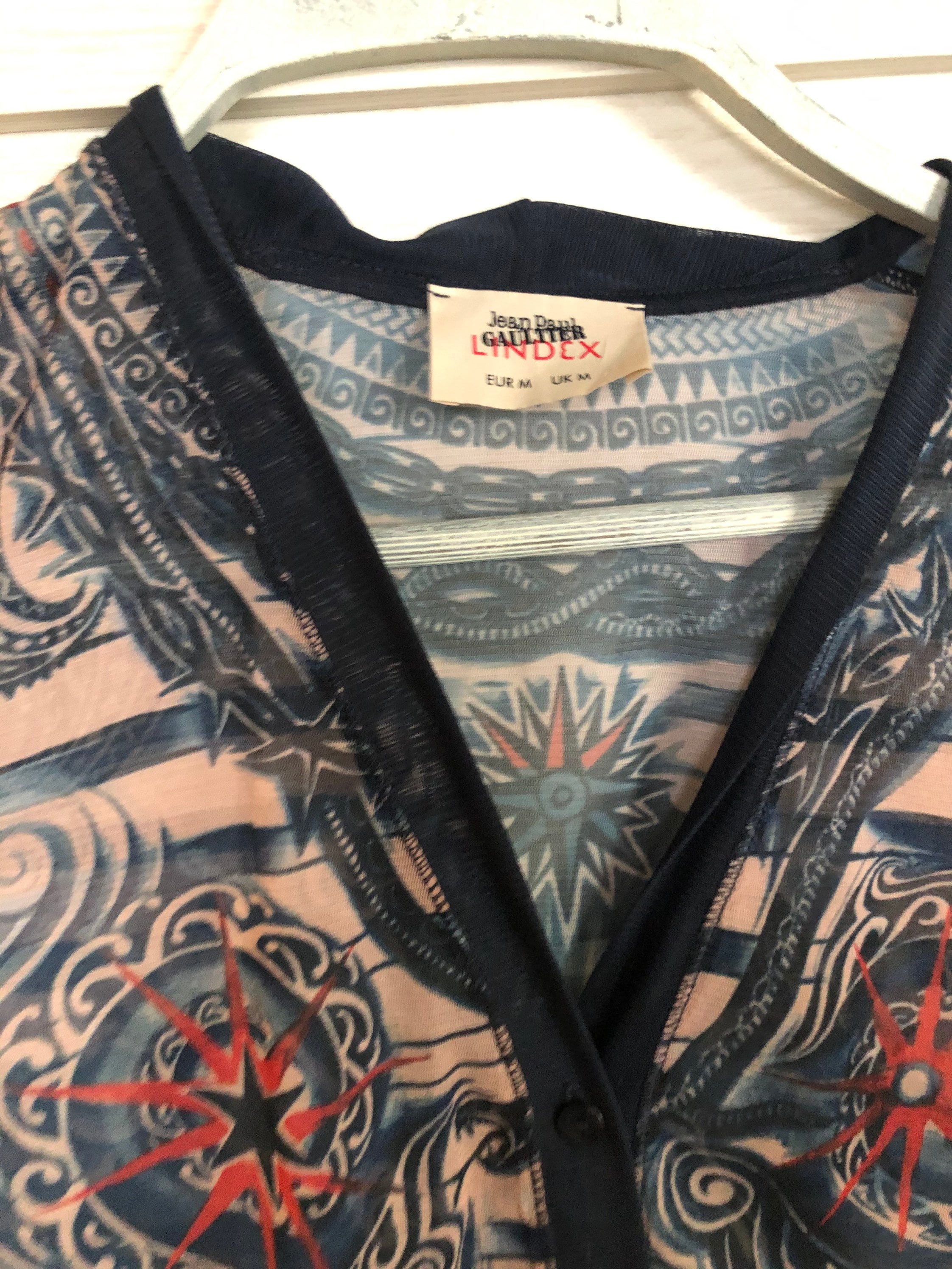 Jean Paul Gaultier for Lindex タトゥー メッシュ Tシャツ