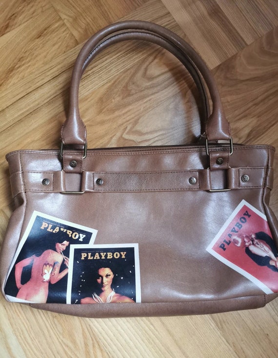 90s True Vintage Playboy Bag / Top Handle or Shou… - image 1