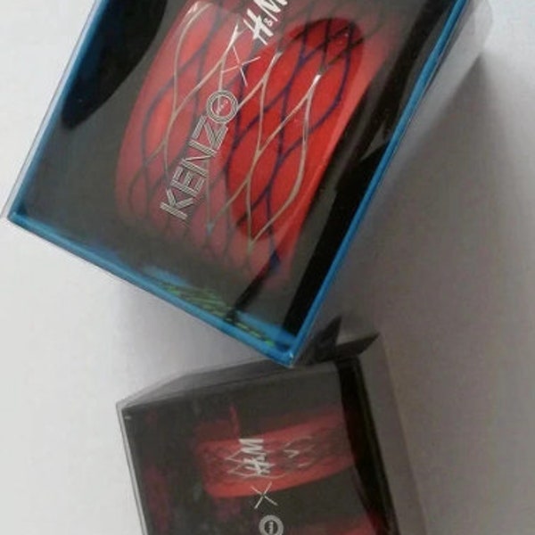 Kenzo For H&M Lucite Cuff Bracelet And Earring Set New Boxed
