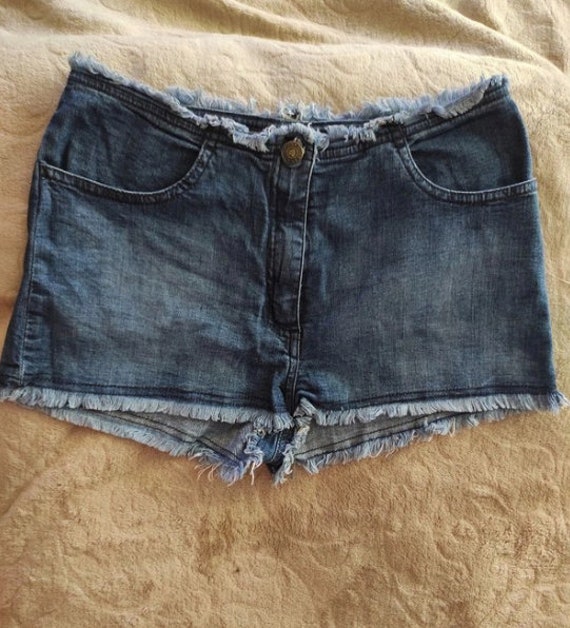 Y2K 90s Morgan de Toi denim hot pants / size S/M / mi… - Gem