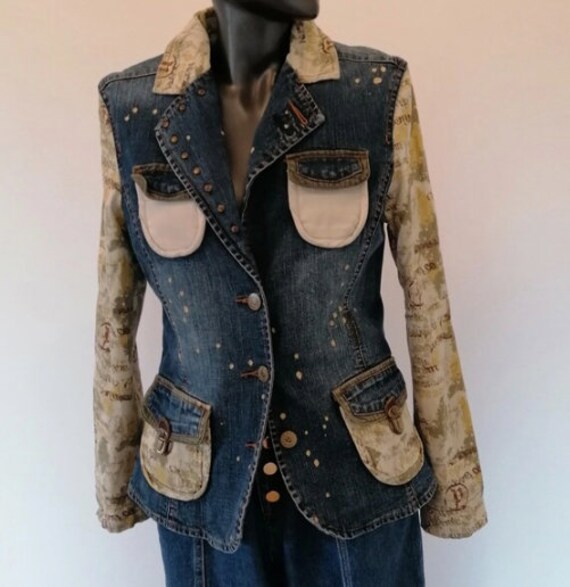 Vintage 00s Y2K Pepe Jeans Military 
