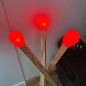 Vintage Ikea Lukas Bazle Matchstick Floor Lamp, the IKEA Strala