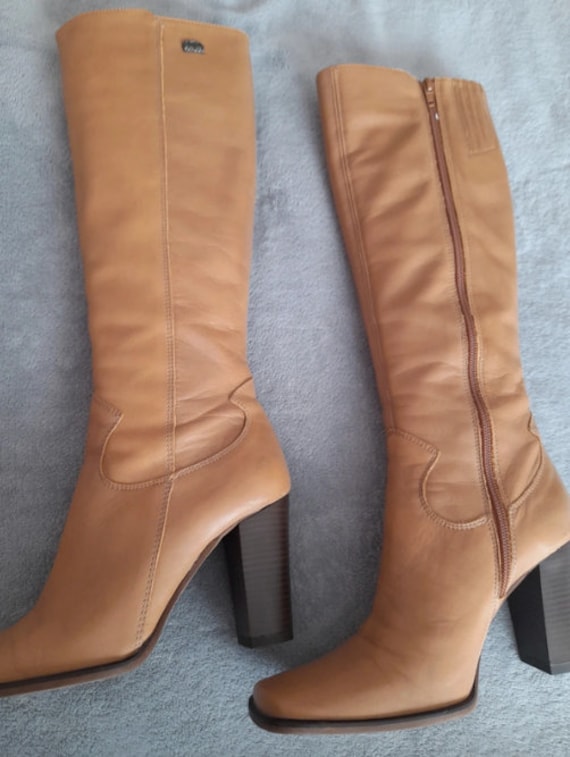Buffalo high heel boots deals