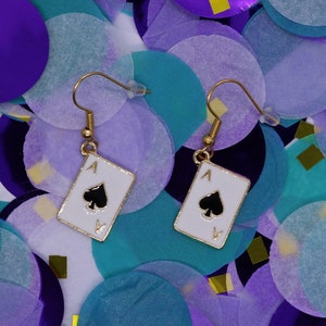 Gioielli con carte da gioco - Orecchini - Collana - Portachiavi - Ciondolo
