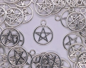 10/20/50 Pentagram Charms Pendants Bulk Wholesale