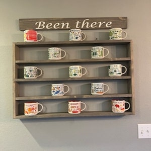 Buy YMM DECOR Wall Mounted Coffee Mug Holder Rack with 5 Step Hanging Mug  and Cup Storage Organizer for 18 Hooks, Coffee Mug display hanger. Online  at Best Prices in India - JioMart.