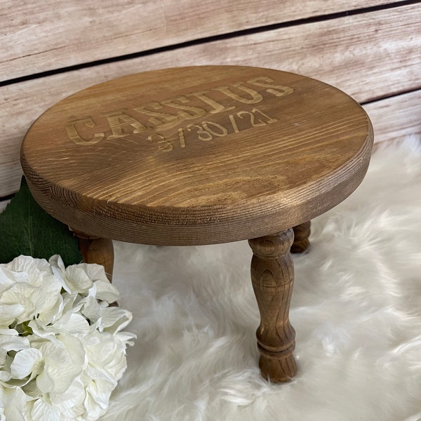 Personalized Kids Stepping Stool, Rustic Home Decor, Children's Step Stool, Bathroom Stool, Wood Stool, Custom Engraved Step Stool, Kid Gift