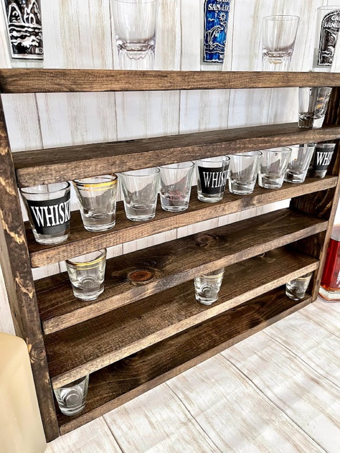 Shot Glass Rack Shot Glass Holder Holds up to 541.5 Ounce Shot Glasses