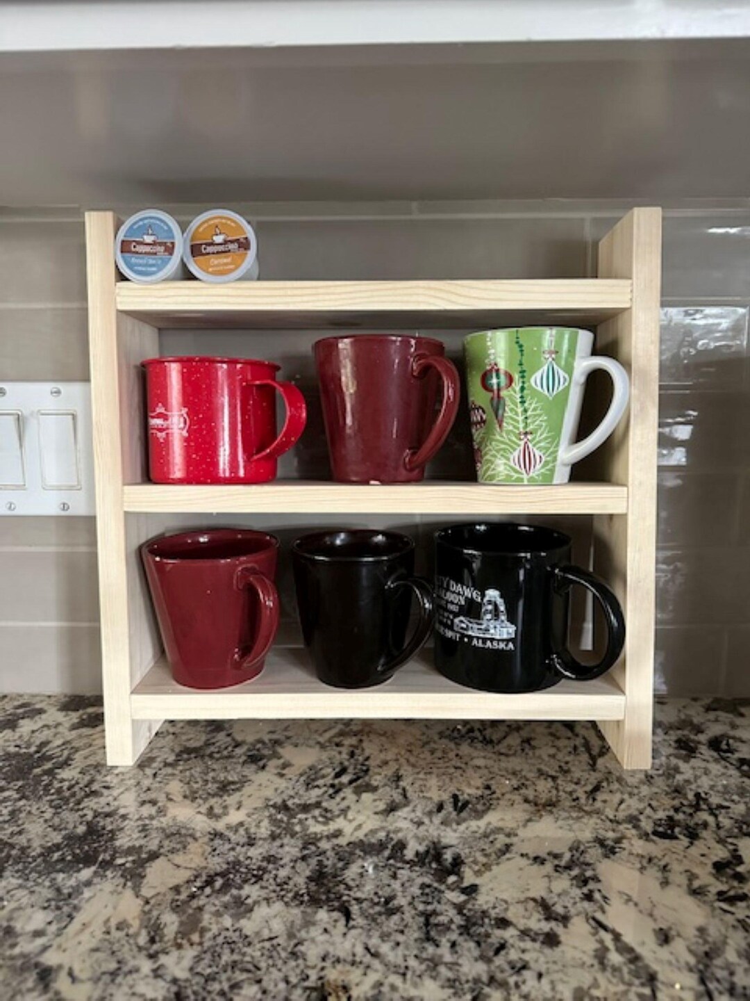You Are Here Ladder Style Countertop Mug Rack - DIY - Been There Coffee ...