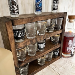 Shot Glass and Thimble Display Case 