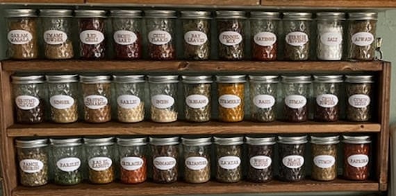 Mason Jar Organization in the Kitchen