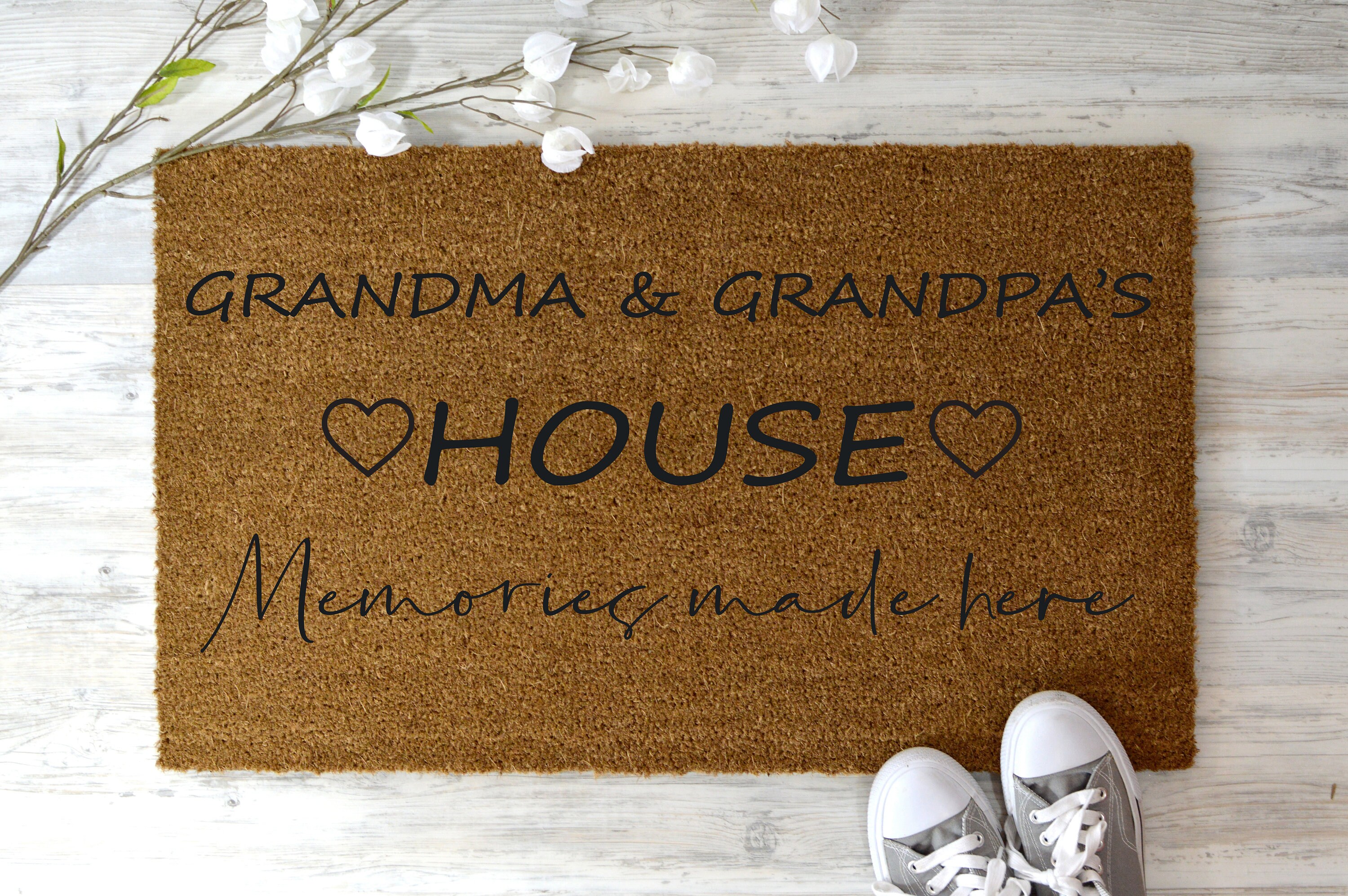 Grandparent Gift Doormat Housewarming Gift Etsy