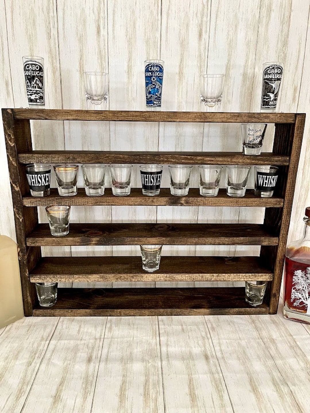 Shot Glass Rack Shot Glass Holder Holds up to 541.5 Ounce Etsy