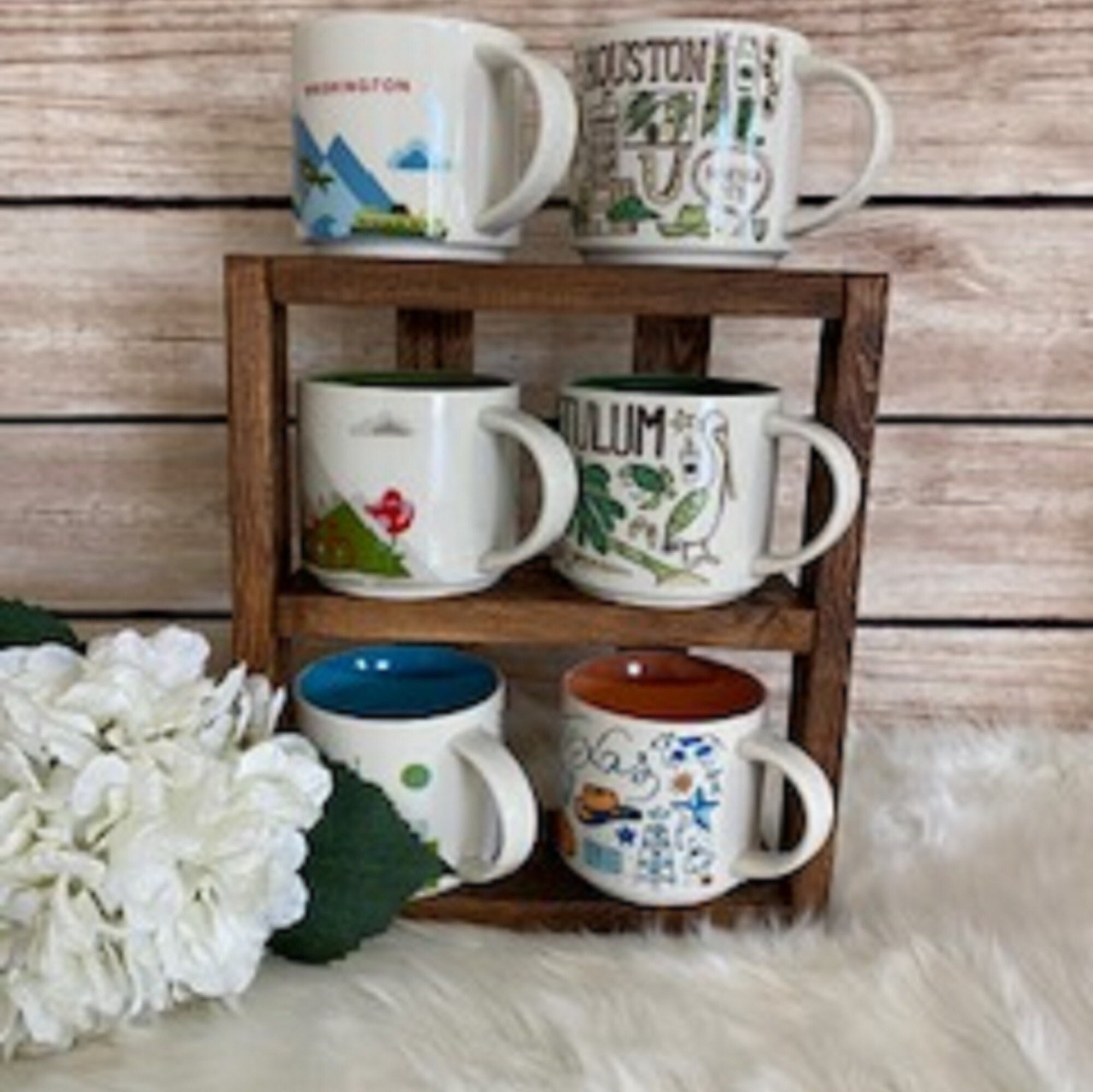 Coffee Mug Holder,Mug Rack Countertop,Leaf Shaped Mug Tree for  Counter,Coffee Tea Cup Mug Holder Stand for Countertop,Perfect Coffee Bar  Accessory 
