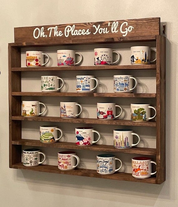 You Are Here Mug Rack Been There Coffee Mug Rack Xlarge Coffee