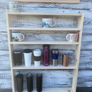 Starbucks Tumbler Cup Cold Cup Holder Rack Shelf Display Multiple