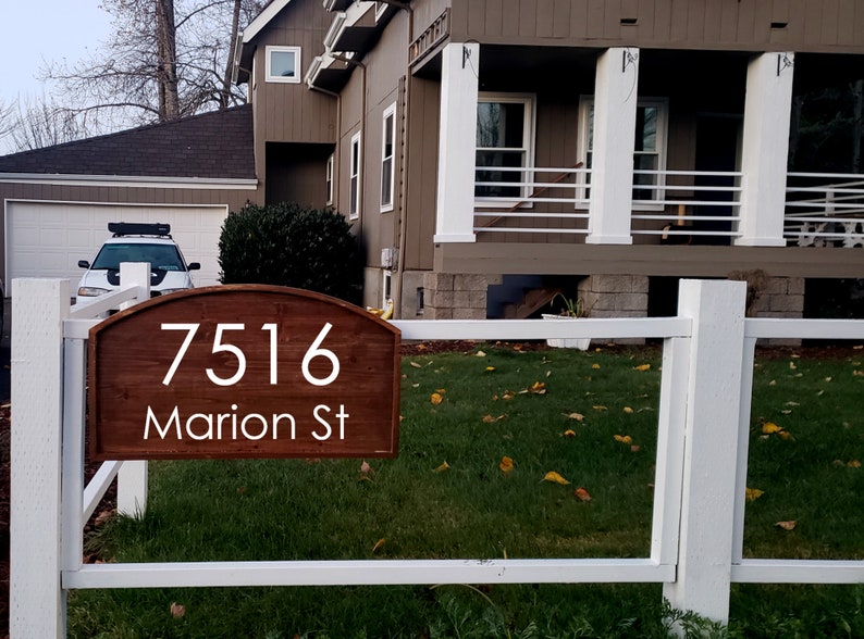 Custom Wood Address Sign Rustic Address Sign Hanging House Etsy